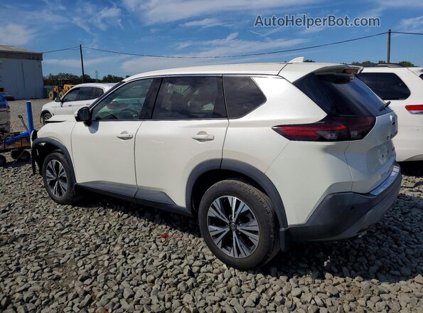 5N1AT3BB3MC845601 2021 NISSAN ROGUE White უკანა მარცხენა
