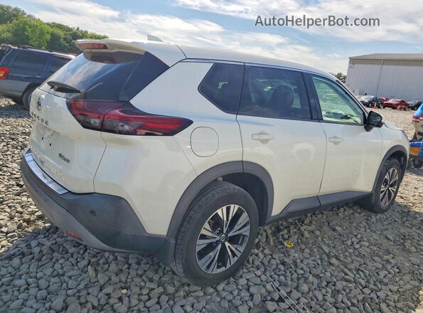 5N1AT3BB3MC845601 2021 NISSAN ROGUE White უკანა მარჯვენა