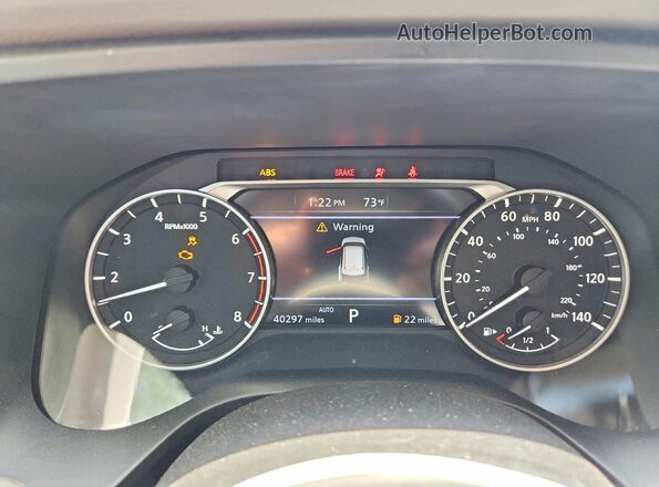 5N1AT3BB3MC845601 2021 NISSAN ROGUE White ხელსაწყოთა პანელის ხედი