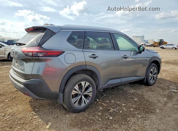 5N1AT3BB4MC688144 2021 NISSAN ROGUE Gray Հետևի աջ