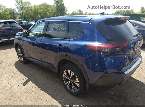 5N1AT3BB4MC831335 2021 NISSAN ROGUE Blue Tył lewy