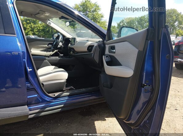 5N1AT3BB4MC831335 2021 NISSAN ROGUE Blue Widok wnętrza z przodu