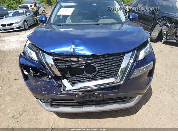 5N1AT3BB4MC831335 2021 NISSAN ROGUE Blue Widok z przodu