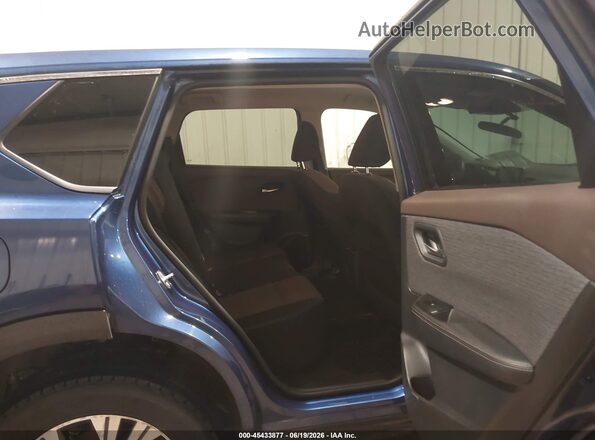 5N1AT3BB5MC718624 2021 NISSAN ROGUE Dark Blue Vista de la etiqueta del VIN