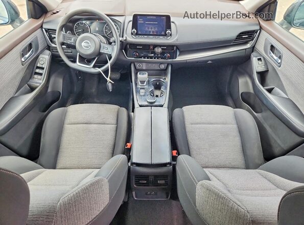 5N1AT3BB5MC760890 2021 NISSAN ROGUE Black Dashboard view