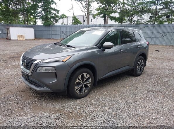5N1AT3BB5MC768780 2021 NISSAN ROGUE Gray 
