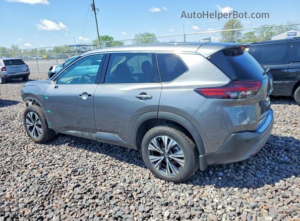 5N1AT3BB6MC740969 2021 NISSAN ROGUE Gray Trasero izquierdo