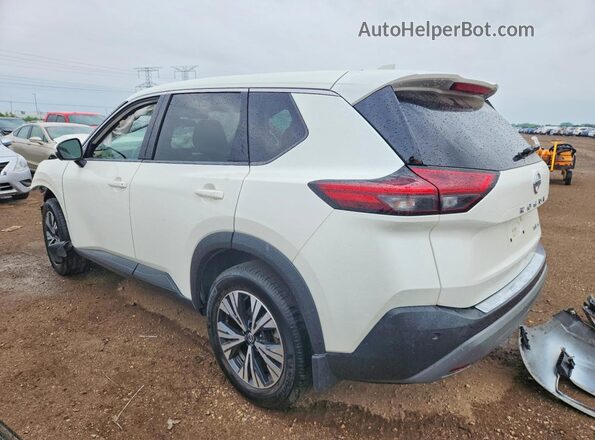 5N1AT3BB6MC754158 2021 NISSAN ROGUE Белый Задняя левая четверть