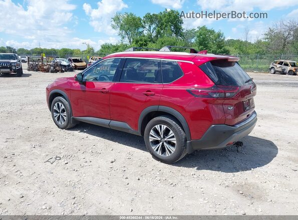 5N1AT3BB6MC758677 2021 NISSAN ROGUE Red 