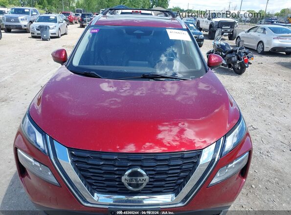 5N1AT3BB6MC758677 2021 NISSAN ROGUE Red 