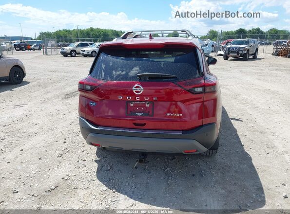 5N1AT3BB6MC758677 2021 NISSAN ROGUE Red 