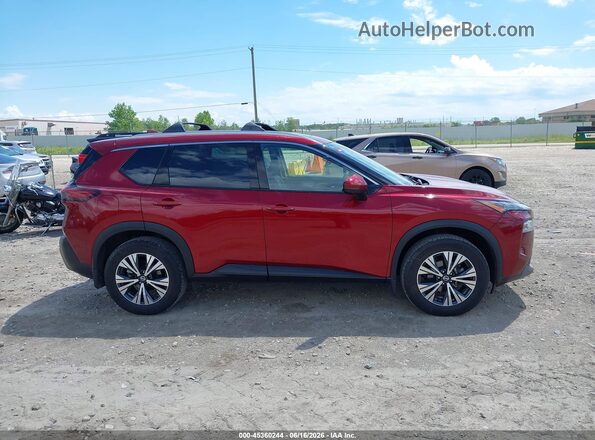 5N1AT3BB6MC758677 2021 NISSAN ROGUE Red 