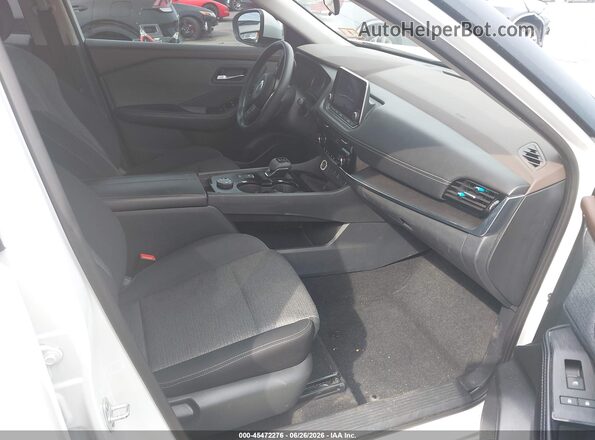 5N1AT3BB6MC804590 2021 NISSAN ROGUE White Вид салону спереду