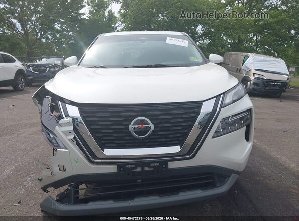 5N1AT3BB6MC804590 2021 NISSAN ROGUE White Вид панелі приладів