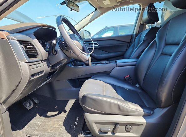 5N1AT3BB7MC702649 2021 NISSAN ROGUE Gray Front interior view