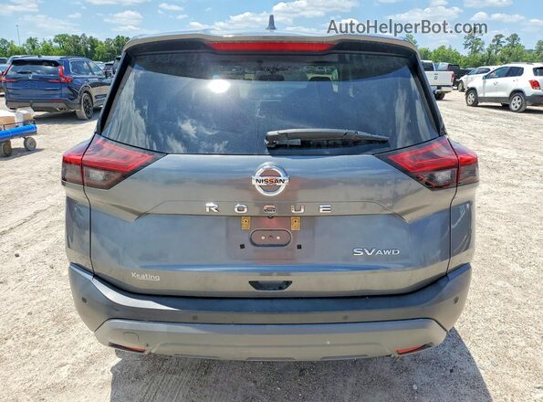 5N1AT3BB7MC756503 2021 NISSAN ROGUE Gray Rear view
