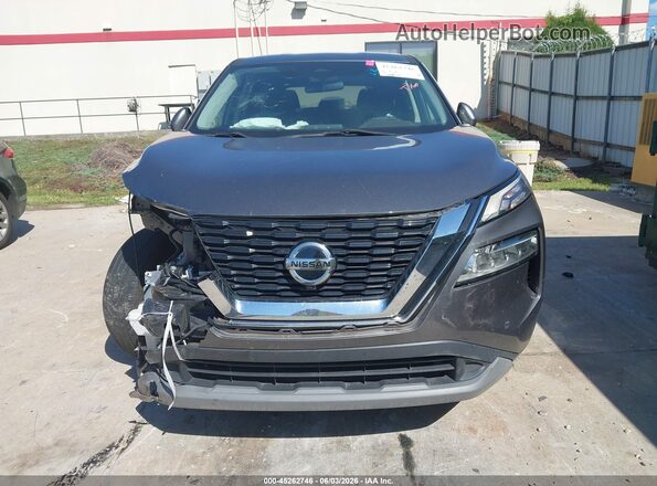 5N1AT3BB7MC784821 2021 NISSAN ROGUE Gray Instrument cluster view