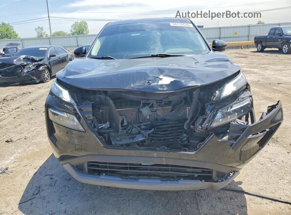 5N1AT3BB7MC829756 2021 NISSAN ROGUE Black Front view