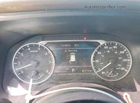 5N1AT3BB7MC829756 2021 NISSAN ROGUE Black Instrument cluster view