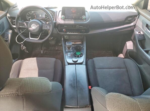 5N1AT3BB7MC829756 2021 NISSAN ROGUE Black Dashboard view