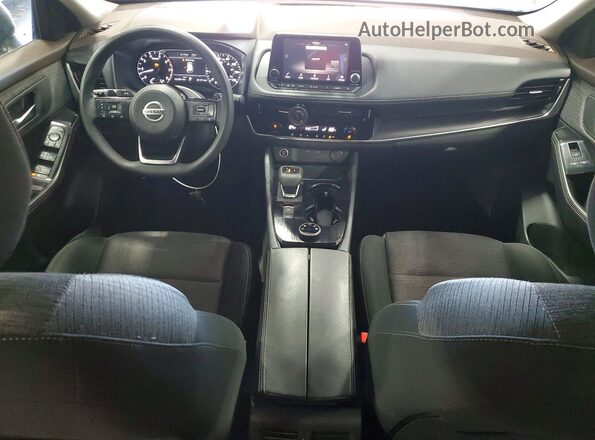 5N1AT3BB8MC680306 2021 NISSAN ROGUE Gray Առջևի վահանակի տեսք