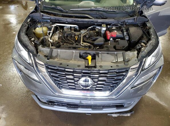 5N1AT3BB8MC680306 2021 NISSAN ROGUE Gray Շարժիչի բաժամունքի տեսք
