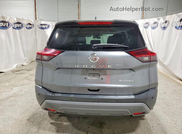 5N1AT3BB8MC680306 2021 NISSAN ROGUE Gray Հետևի տեսք