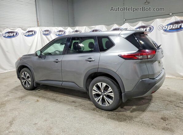 5N1AT3BB8MC680306 2021 NISSAN ROGUE Gray Հետևի ձախ