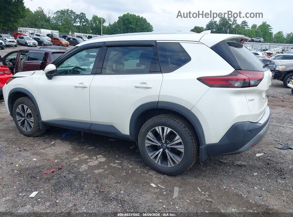 5N1AT3BB8MC722988 2021 NISSAN ROGUE White Widok wnętrza 360 stopni