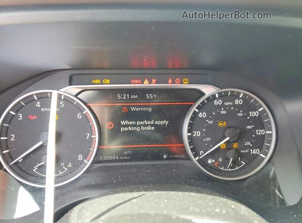 5N1AT3BB8MC732548 2021 NISSAN ROGUE Blue Вид щитка приладів