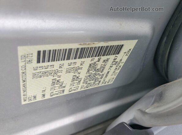 5N1AT3BB9MC782987 2021 NISSAN ROGUE Silver 