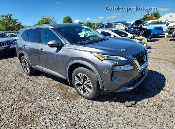 5N1AT3BBXMC679626 2021 NISSAN ROGUE Gray Առջևի աջ