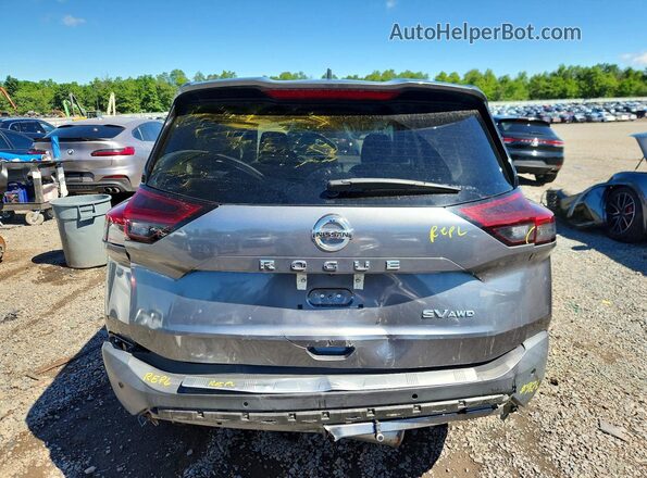 5N1AT3BBXMC679626 2021 NISSAN ROGUE Gray Հետևի տեսք