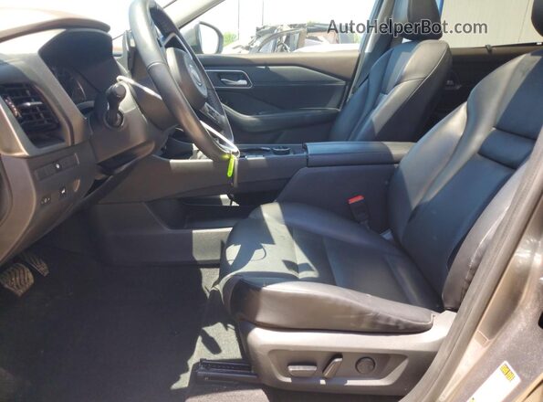 5N1AT3BBXMC740666 2021 NISSAN ROGUE Gray Սալոնի դիմացի տեսք
