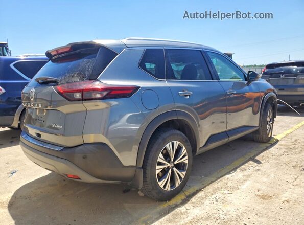 5N1AT3BBXMC740666 2021 NISSAN ROGUE Gray Հետևի աջ