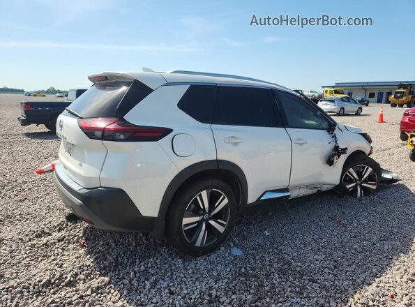 5N1AT3CA1MC735023 2021 NISSAN ROGUE White Rear right