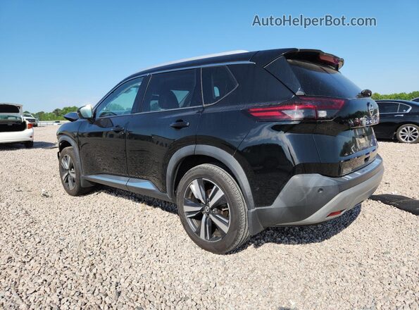 5N1AT3CA1MC798686 2021 NISSAN ROGUE Черный Задняя левая четверть