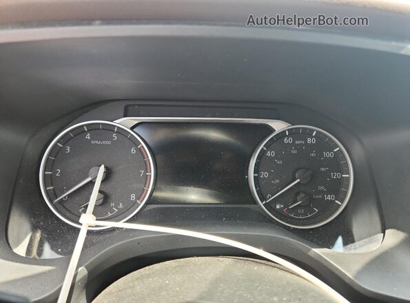 5N1AT3CA1MC798686 2021 NISSAN ROGUE Черный Вид щитка приборов