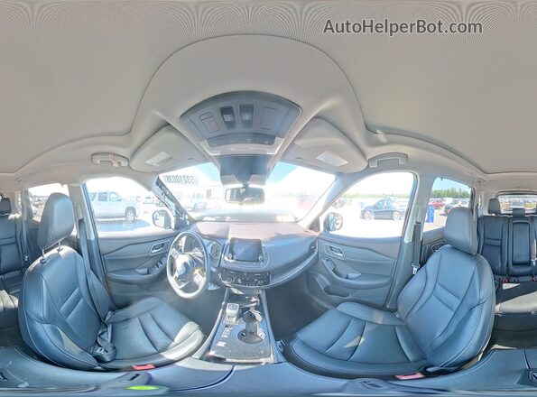 5N1AT3CA1MC798686 2021 NISSAN ROGUE Черный Панорамный вид салона 360°