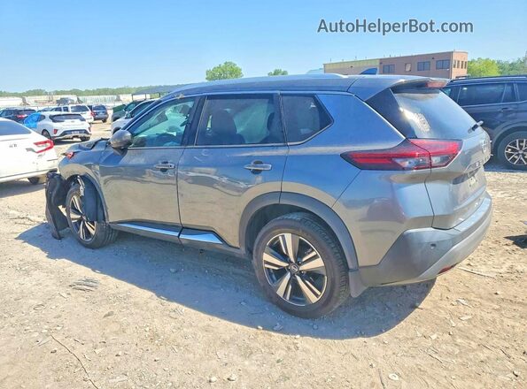 5N1AT3CA2MC760206 2021 NISSAN ROGUE Gray Հետևի ձախ