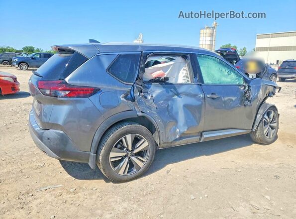 5N1AT3CA2MC760206 2021 NISSAN ROGUE Gray Հետևի աջ