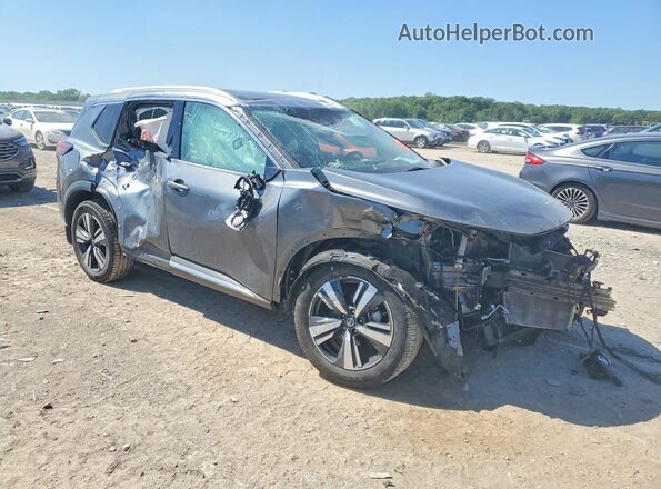 5N1AT3CA2MC760206 2021 NISSAN ROGUE Gray Առջևի աջ