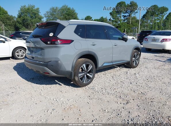5N1AT3CA2MC827175 2021 NISSAN ROGUE Gray Trasero derecho