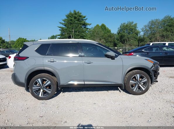5N1AT3CA2MC827175 2021 NISSAN ROGUE Gray Vista interior trasera