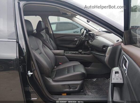 5N1AT3CA6MC727399 2021 NISSAN ROGUE Black Вид салону спереду