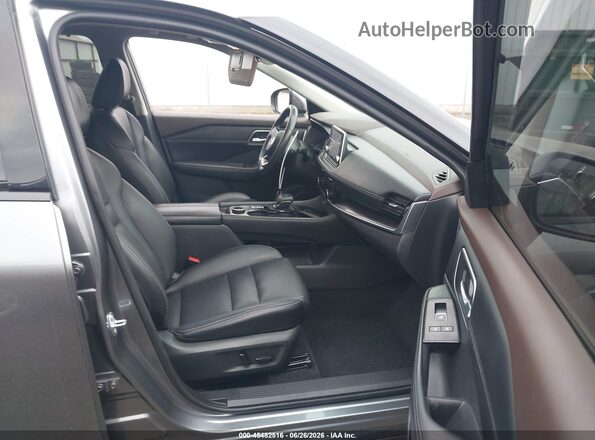 5N1AT3CB1MC701060 2021 NISSAN ROGUE Gray Սալոնի դիմացի տեսք