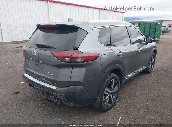 5N1AT3CB1MC701060 2021 NISSAN ROGUE Gray Հետևի աջ