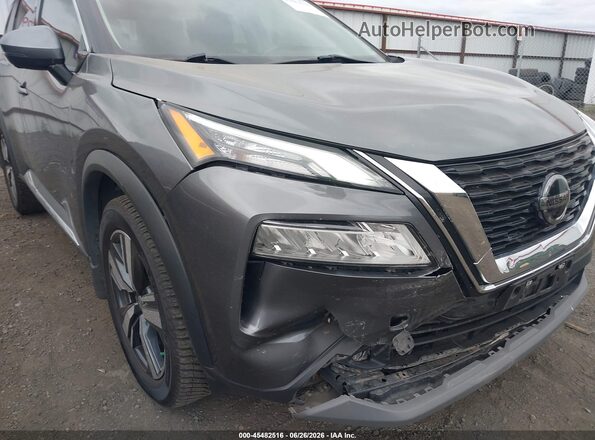 5N1AT3CB1MC701060 2021 NISSAN ROGUE Gray Դիմացի տեսք