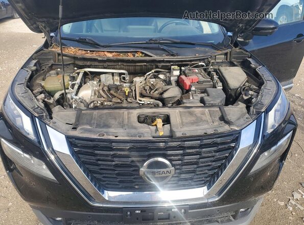 5N1AT3CB1MC770430 2021 NISSAN ROGUE Black Engine compartment view