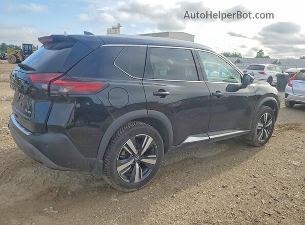 5N1AT3CB1MC770430 2021 NISSAN ROGUE Black Rear right